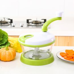 Household Manual Kitchen Mixer Food Processor Hand-Cranked Meat Grinder 21.5X16.7X16.7Cm