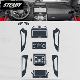 For Jaguar XEL 2020-2022 2023 Car Interior Center Console Transparent TPU Protective Anti-scratc Repair Film Accessories Refit