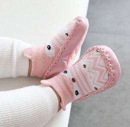 Infant First Walkers Cartoon Baby Shoes Cotton Newborn Shoes Soft Sole Autumn Winter Toddler Shoes for Baby Girl Boy1880336
