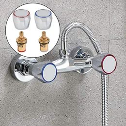Kitchen Faucets Faucet Handle Copper Valve Kit Tap Reviver Conversion For Sink Mixer Bathroom Replacement Easy To Install