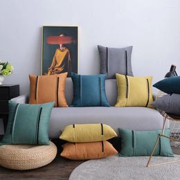 Pillow Modern Cover Home Decoration Square Pillowcase Cotton And Linen Sofa Bedding 45 45/30 50