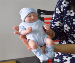 Full body silicone reborn baby dolls Reborn Baby Dolls Handmade Reborn 11 inch Real Looking Newborn Baby Girl Silicone Realistic D2696844