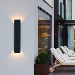 Modern LED Indoor Outdoor Wall Lamps Up and Down Wall Lights Living ROOM Bedroom Wall Scorce Waterproof Wall Light Fixtures