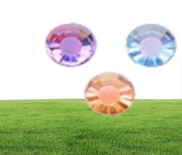 Loose Diamonds Whole 25mm Resin Rhinestones Transparent Bottom Flatback Crystal AB Nail Gems Rhinestone For Clothing Decorati6403228