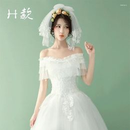 Party Decoration Wedding Veil Bride Super Xian Sen Is Beautiful Travel Pograph Dress Korean Style With Hair Comb Short