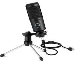 USB Microphone Professional Condenser Microphones For PC Computer Laptop Recording Studio Singing Gaming Streaming Mikrofon2181432