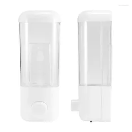 Liquid Soap Dispenser 500ml Bathroom Wall Mounted Self-Adhesive Shampoo Container Hand Drop