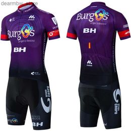 Cycling Jersey Sets BH Jersey Cycling Clothing Man Clothes 2024 Costume for Mens Bike Mtb Set Outfit Pants Gel Racing Summer Shorts Maillot Sports L48