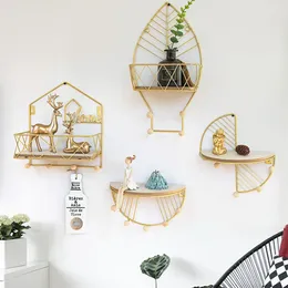 Decorative Plates Home Decoration Wall Mount Gold Display Stand Hanging Hook Aesthetics Room Multifunctional