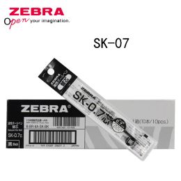 Pens 12pcs ZEBRA Multicolor Refill SK0.7 Ballpoint Pen Refill 0.7MM Medium Oil Refill Suitable for B4SA1 Multifunctional Pen