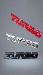 20X 3D Metal TURBO Emblem Car Styling Sticker Rear Tailgate Badge For Ford Focus 2 3 ST RS Fiesta Mondeo Tuga Ecosport Fusion4016360