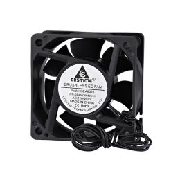 Cooling 1Pcs Axial Cooler 6cm 6025B EC 2.4 inches Ball Bearing 60*60*25mm AC 110V 115V 220V 240V EC Brushless Cooling Fan 60mm x 25mm