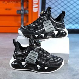 Sneakers Design childrens sports shoes boys fashionable short and chubby school 6-12 years running tennis casual Q240412