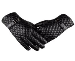 High Quality Leather Gloves Men Soft Comfortable Mittens Waterproof Winter Autumn Motorcycling Driving Gloves Solid 1411501