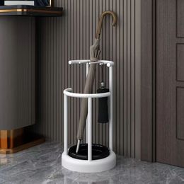 Metal Umbrella Stand Multi-purpose Umbrella And Walking Stick Holder Walking Stick Storage Rack Entryway Drip Tray