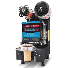 Machine Full Automatic Cup Sealing Machine Plastic Sealer Paper Cup Milk Tea Food Seaer Electric Bubble Tea Film English Version