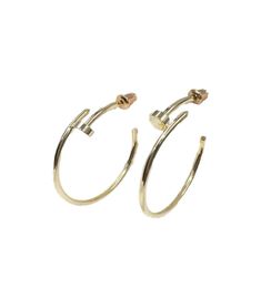 2022 New Luxury Hoop earring for woman High Quality 18K Gold Nail Earrings European Fashion Designer Jewellery Gifts8389005