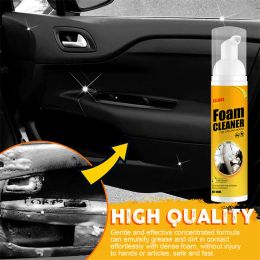 Multi-Purpose Car Foam Cleaner Leather Clean Wash Car Interior Cleaner Wash Maintenance Surfaces Spray Foam Cleaner