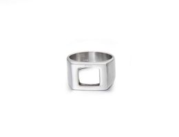 2021 minimalist ins square hollow ring men039s cold hip hop personality retro index finger titanium steel accessories9553112
