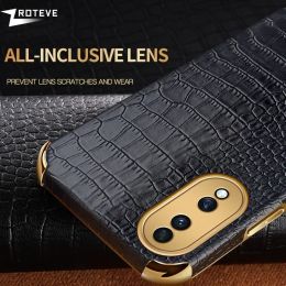 Honor90 Case Zroteve Crocodile Pattern Leather Ring Cover For Huawei Honour 90 70 Pro + 50 Honor50 Lite Honor70 5G Phone Cases