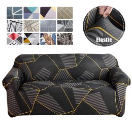 Geometry Elastic Sofa Covers for Living Room Kids Pets All inclusive Stretchable Couch Cover I shape Corner Sofa Slipcover 1pc