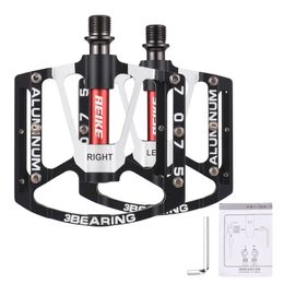 Aeike Mountain Bike Pedals Lightweight Aluminium Bicycle Pedals MTB Road Bike Cycling Pedals Platform