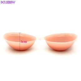 Bras 1pc 5cm/2.5/6 Women Bra Invisible Front Chest Stickers Strapless Silicone Gathering Enhance Breathable Bra Wedding Dress