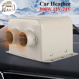 12V/24V Auto Car Heater Warm Air Blower Electric Fan Windshield Defogging 800W 2 Holes Demister Defroster Frost Drop Shipping
