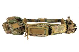 Yakeda Wholale Padded Patrol Belts waist Pockets Pouch Hunting Inner tactical belt molle6378686