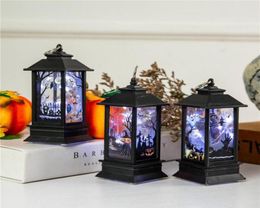 Halloween Vintage Pumpkin Light Lamp Party Hanging Decor LED Lantern Party Supplies Halloween Vintage Lanter B3600380