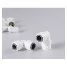 Right Angle Elbow RO Water Fitting 3/8" Hose Pope 1/2" Male Female Thread Connector Philtre Reverse Osmosis Parts