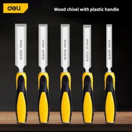 DELI Wood Carving Flat Chisel 10mm~25mm Carving Knife For Woodcut Working Carpenter Woodworking Tools For Carpenter Wood Tools