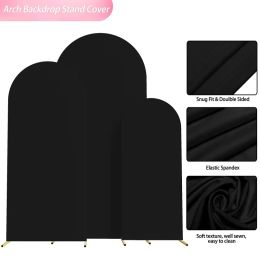 Arch Backdrop Stand Cover Wedding flower door background screen cover Spandex Elastic Arch cover for Banquet Birthday party