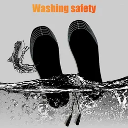 Carpets Unisex USB Electric Heated Insoles Winter Comfortable Feet Warm Thermal Washable Outdoor Sports Shoe Pads