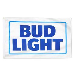 Beer Flag for Bud Light 3x5ft Flags 100D Polyester Banners Indoor Outdoor Vivid Color High Quality With Two Brass Grommets6737838