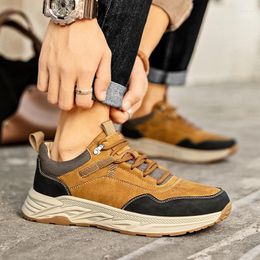 Casual Shoes High Quality Leather Shoe Men Outdoor Oxfords Mens Breathable Flats Comfort Sneakers Zapatillas Hombre
