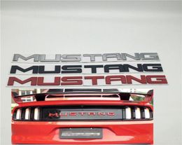 For Mustang Shelby GT Front Bonnet Rear Trunk Boot Metal Emblem Tailgate Logo Nameplate 340*26mm2855465