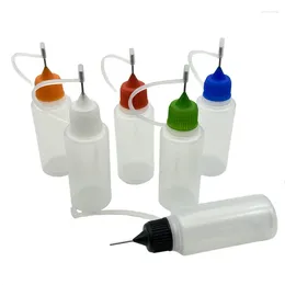 Storage Bottles 50pcs 20ml PE Soft Empty Bottle Plastic Dropper With Metal Needle Cap E Liquid