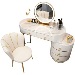 Light Luxury Slate Dressers Italian Bedroom Minimalist Dressing Table Modern Home Furniture Designer Wooden Locker with Drawers