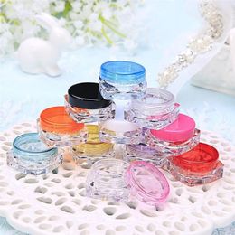 Storage Bottles & Jars 0 18oz Wax Holder Clear Plastic Creative Bead Container Box Diamond Painting Refillable Bottle Cosmetic Jar289B