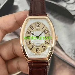 PP Luxury Watches Pateksphilipes Watches Mens Watch GONDOLO Series 18k Gold/Dynamic Storage Manual Mechanical Watch 32x42mm Beige Disc 5098R-001 HB1G