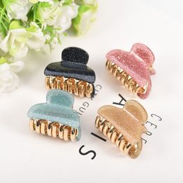 Acrylic Acrylic Hair Clip Cute Candy Colours Barrette Hair Claws Clamp Styling Tools Women Girl