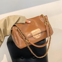 Shoulder Bags Original Design Bag Women's Wild Chain 2024 Fashion Messenger Underarm Dual-use Square