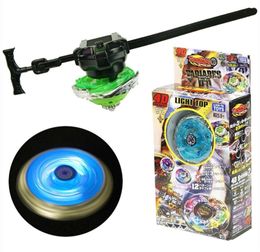 Beyblades Burst with LED Light Metal Fusion Toys For Boys Emitting Gyro Tops Gyroscope Arena Classic Kids Gifts LJ2012163456078