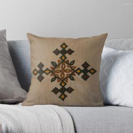 Pillow Ethiopian Cross Design Throw Christmas Cases Decorative Cover S For Living Room