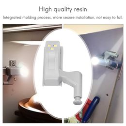 10Pcs Cabinet Cupboard Wardrobe LED Hinge Light Smart Sensor Lamp