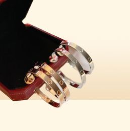 Hoop Earrings Designer Jewelry Titanium Steel 18K Rose Gold with Daimonds Love Earring for Women Hoops Fashion Studs C Box3178768