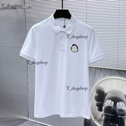 Mon Designer Polo Shirt Basic Men T Shirt the Year of the Loong T-shirt Chest Embroidery Polo Shirts Summer Tshirts France Brand Tee Man Tops 888