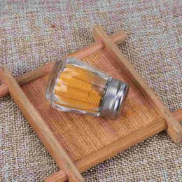 10 Pcs Glass Container Mini Spice Jar BBQ Pepper Shaker Powdered Sugar Seasoning Bottle Kitchen Gadget Salt Tool