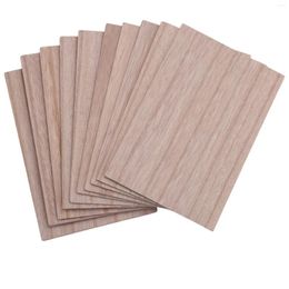 Decorative Figurines 10Pcs Balsa Wood Sheets Wooden Plate 150 100 2mm For House Ship Craft Model DIY